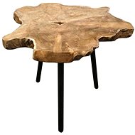 H&L Teakový stolek 55 × 45 cm - Side Table