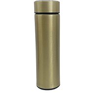 H&L Thermos with thermometer, metallic gold - Thermos