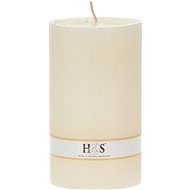 H&L Svíčka válec 9 × 15 cm, bílá - Candle