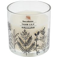H&L Scented candle in glass Tiger Lilly, diameter 10 cm, white - Candle