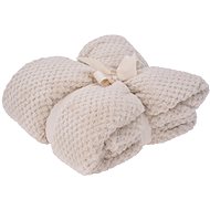 H&L Plush Fleece blanket, 130×170 cm, cream white - Blanket
