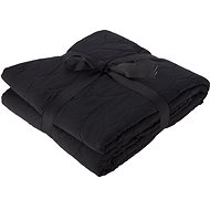 H&L Blanket Blanket, 200 × 220 cm, anthracite, light grey - Bed Cover