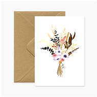Dárkové přání s romantickou kyticí - Greeting Card