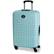 BERTOO Green polka dots L - Luggage Cover
