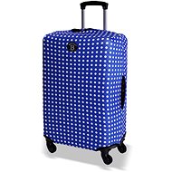 BERTOO Blue polka dots M - Luggage Cover