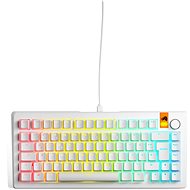 Glorious GMMK 3 HE 75 % Custom Gaming-Tastatur - Pre-Built, ISO (DE), Fox HE Switches, weiß - DE - Gaming Keyboard