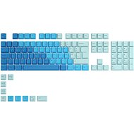 Glorious GPBT Dye Sublimated Keycaps - ISO Ocean Blue - DE - Replacement Keys
