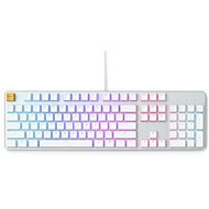Glorious GMMK Full Size White Ice Edition - Gateron-Brown, US, White - Gaming Keyboard