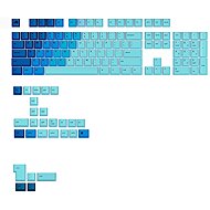 Glorious Gaming GPBT Keycaps Ocean - US Layout - Tastatur-Ersatztasten