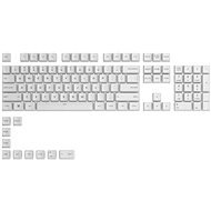 Glorious GPBT Keycaps - 114 PBT, ANSI, US-Layout, Arctic White - Replacement Keys