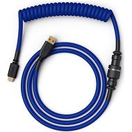 Glorious PC Gaming Race Coiled Cable Cobalt, USB-C to USB-A  - 1,37 m - Billentyűzet tartozék
