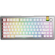 GLORIOUS GMMK 3 PRO HE 75% Prebuilt Wired Silver - US - Gaming Keyboard