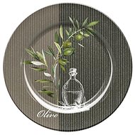 Goba Decorative plate Olive - Decorative Plate