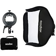 Godox Quick Softbox 60x60 mit S2 Halter für Speedlite Blitz - Softbox