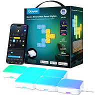 Govee Smart mini RGBIC panel, 10 db - Fali lámpa