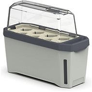 Gusta Garden HARRY HERBS self-watering planter with lid, light grey - Flower Box