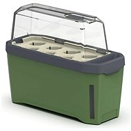 Gusta Garden HARRY HERBS self-watering planter with lid, dark green - Flower Box