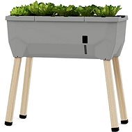 Gusta Garden SAMMY SALAD self-watering planter without lid, light grey - Flower Box