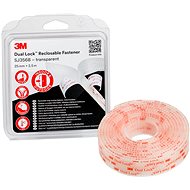 3M ™ Dual-Lock ™ self-adhesive Velcro SJ356B, transparent, 25 mm x 2.5 m in blister - Velcro Fastener