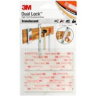 3M™ Dual-Lock™ self-adhesive Velcro SJ3560, transparent, 4x 19mm x 10cm in blister pack - Velcro Fastener