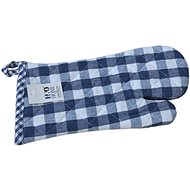 H&D Kitchen glove, brown blue, 33x17 cm - Oven Mitt