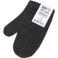 H&D Kitchen glove, real, black, 30x19 cm - Oven Mitt