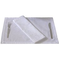 H&D Placemats, 35x50 cm, cotton, white - Placemat