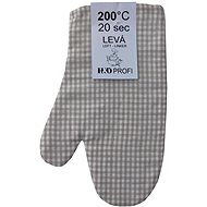 H&D Kitchen glove, left, brown beige, 30 × 19 cm - Oven Mitt