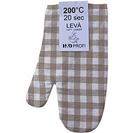 H&D Kitchen glove, left, khaki, 30 × 19 cm - Oven Mitt