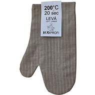 H&D Kitchen glove, left, white stripe, 30 × 19 cm - Oven Mitt