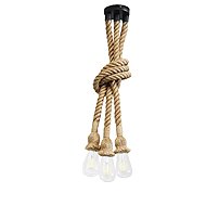 Hadex Suspended rope luminaire 150 cm, 3×E27 - Ceiling Light