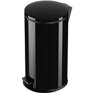 Hailo pedal bin 25L sheet-steel sliver - Rubbish Bin