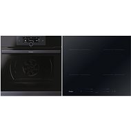 HAIER HWO60SM5F5BH + HAIER HAIPSJ64MC - Oven & Cooktop Set