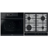 HAIER HWO60SM6S5BH + HAIER HAHG6BF4XH - Oven & Cooktop Set