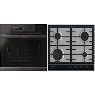 HAIER HWO60SM5B5BH + HAIER HAHG6BF4XH - Oven & Cooktop Set