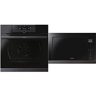 HAIER HWO60SM5F5BH + HAIER HOR38GF5T - Built-in Oven & Microwave Set