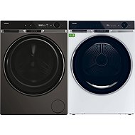 HAIER HW100BD14397PGUS X Series 11 + HAIER HD90-BQ397U1-S X Series 11 - Washer Dryer Set