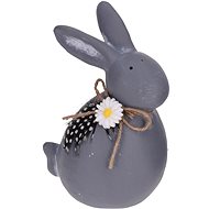 H&L Easter Ceramic Hare 16cm, Sitting - Decoration