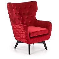 Halmar ušák Marvel, červená / černá - Armchair