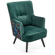 Halmar Rikito, dark green - Armchair