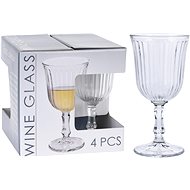 H&L White wine glasses 180 ml 4 pcs Retro - Glass