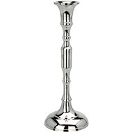 H&L Silver metal candle holder Hight 20cm, variant D - Candlestick