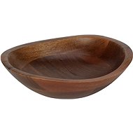 HL Nut Wooden bowl 20 × 20 × 5 cm mango - Decorative Bowl