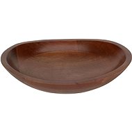HL Nut Wooden bowl wooden 28 × 28 × 5 cm mango - Decorative Bowl