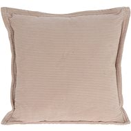 H&L Decorative pillow Corduroy 45 × 45 cm beige - Pillow