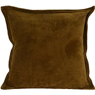 H&L Decorative pillow Corduroy 45 × 45 cm green-brown - Pillow