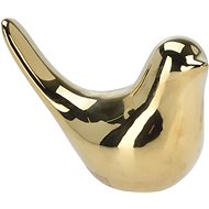 H&L Bird decoration 10 cm, gold, right view - Decoration