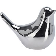 H&L Bird decoration 10 cm, silver, view right - Decoration