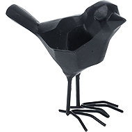 H&L Decorative Bird Statue GEOMETRIC 8 cm, black - Decoration
