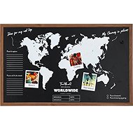 H&L Magnetic wall board World 78 × 48 cm - Decoration